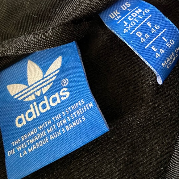 Original Adidas Superstar zip-up, black, size L youth, excellent condition - Picture 5 of 5